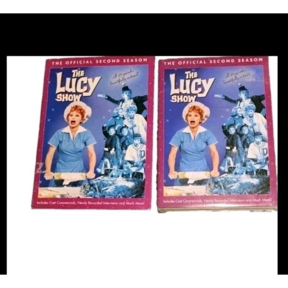 The Lucy Show The Official Second Season 2 DVD + Slipcover, Vtg Lucille Ball